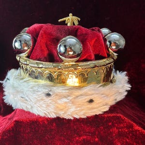 Edward Vii Bronet&#39;s coronet, 925 sterling silver British royal coronet, Edward VII Baroness coronet Replica, Vintage crown, antique jewel