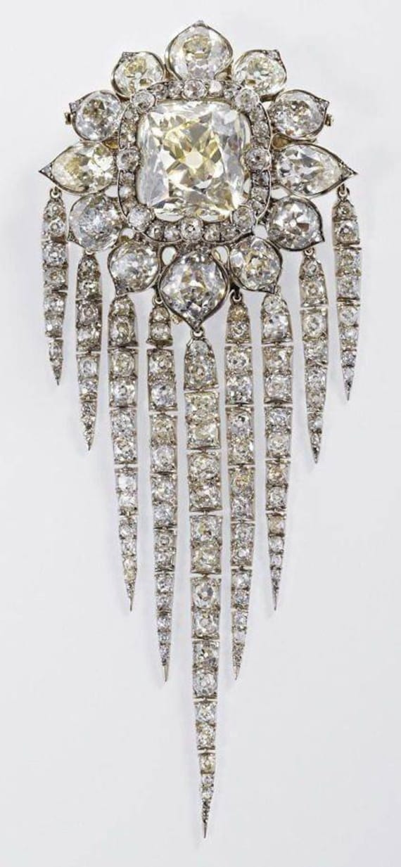 極美品  91 Brooch 925 Vintage vintage unique style brooch 925 sterling silver with cubic