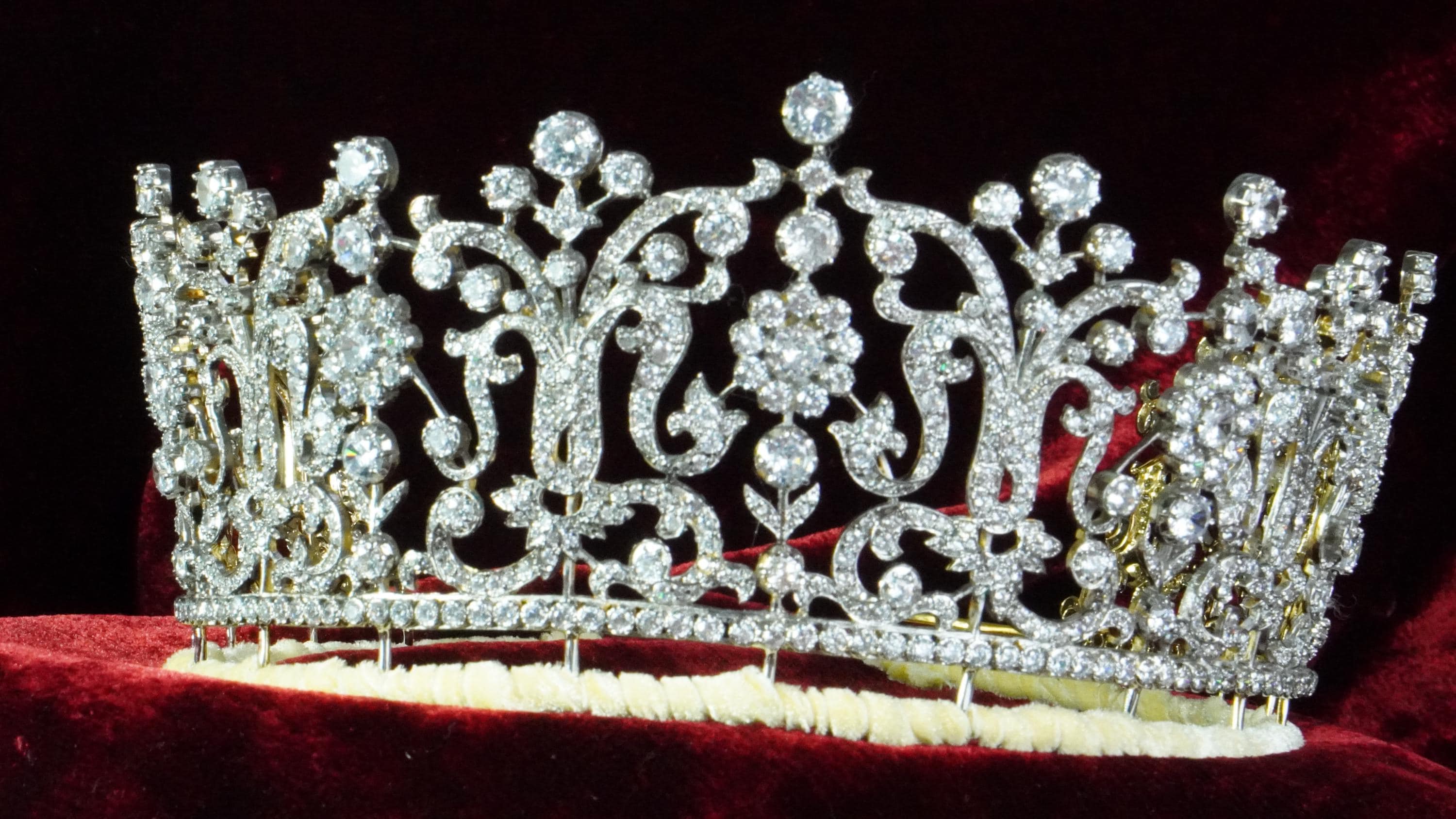 ポルティモア ティアラ レプリカ、925スターリングシルバー