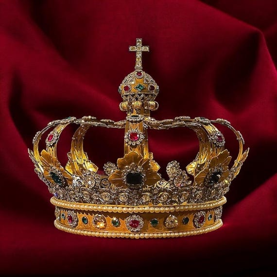邦楽 CROWN  KING'S VALLEY King's Crown #13082 - Silver (Temporary Sale)