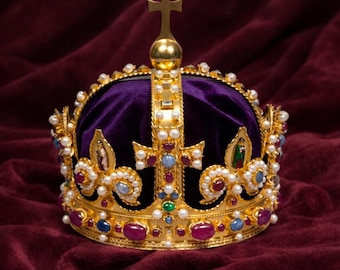 Replika korony króla Henryka VII w srebrze