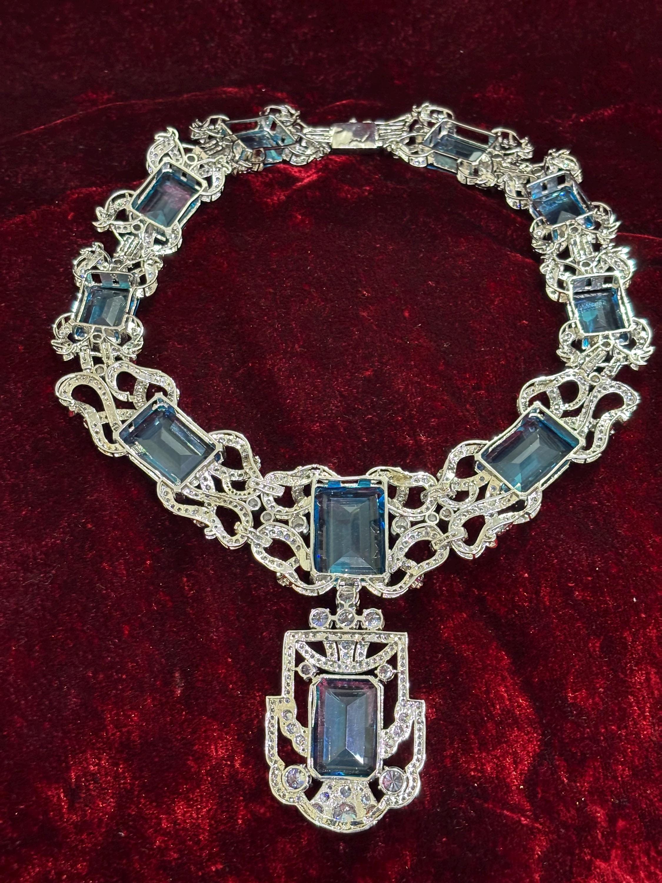 Collar De Plata Esterlina Con Colgante Redondo De Aguamarina Natural - Elegante, 18 Pulgadas, Piedra única