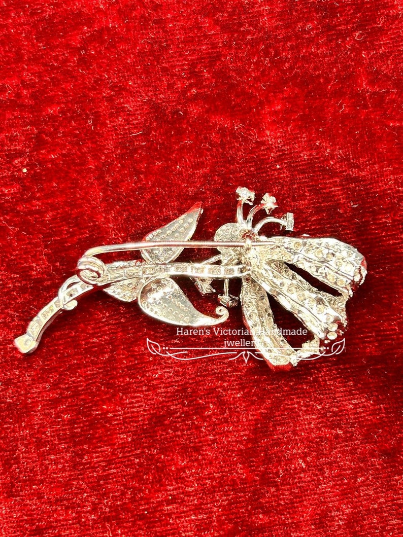 Edwardian Antique American Diamond 925 Sterling Silver Queen Elizabeth edwardian-antique-american-diamond-925-sterling-silver-queen-elizabeth