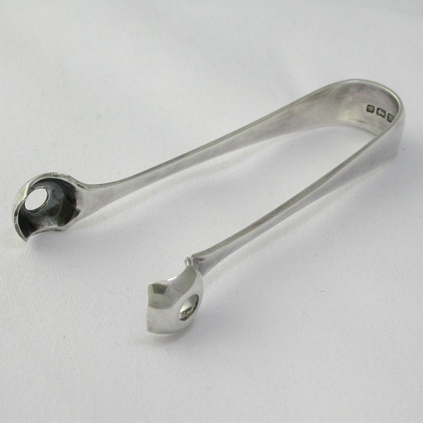 Unusual Pair of Sterling Silver Edwardian Sugar Tongs - Henry Wigfull, Sheffield 1904