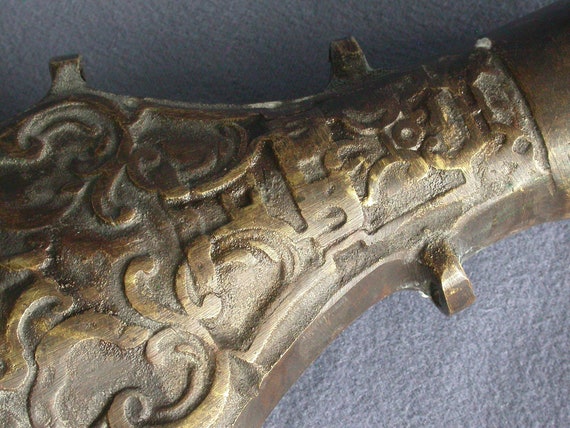 Antique Bronze/brass Black Powder Flask With Screw Cap -  Canada