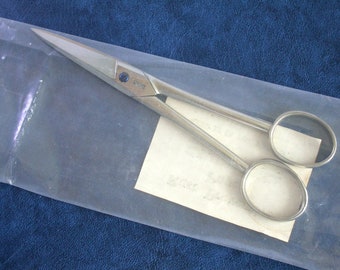 Vintage Sheffield Surgical Scissors in Original Sealed Polythene Wallet