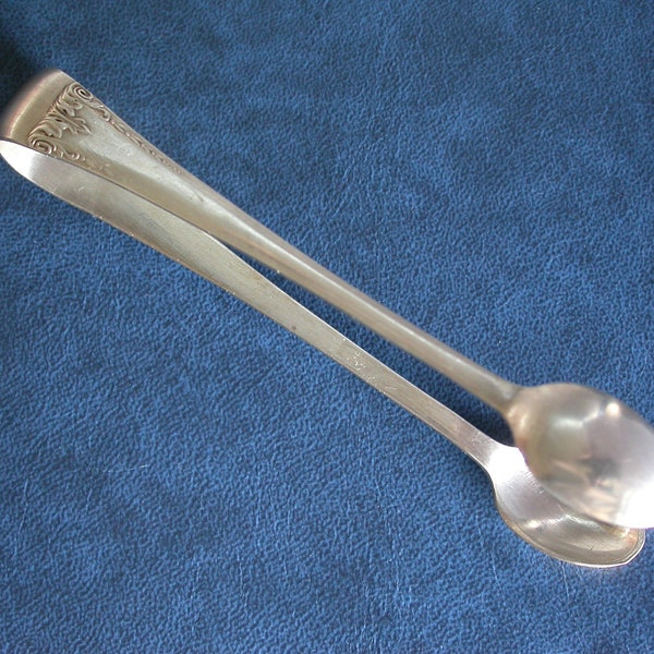 Vintage Silver-Plated (Electroplated) Sugar Tongs – made in Sheffield, England