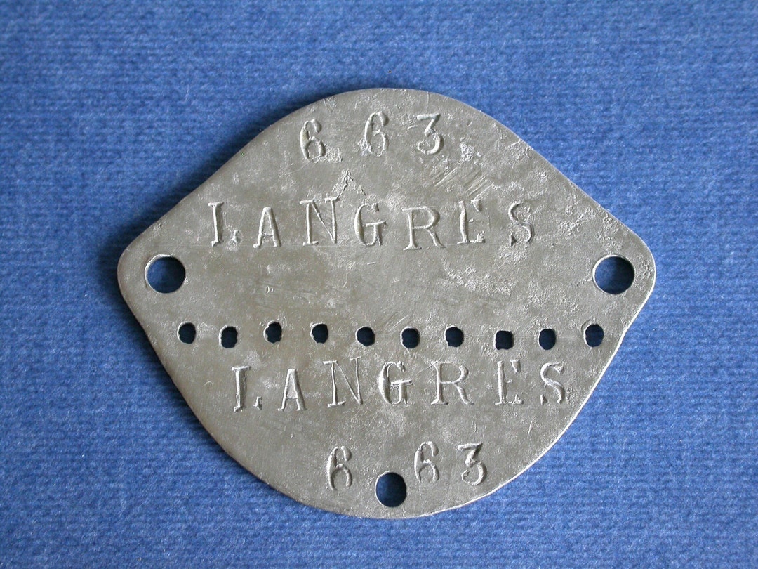 French army dog tags hotsell