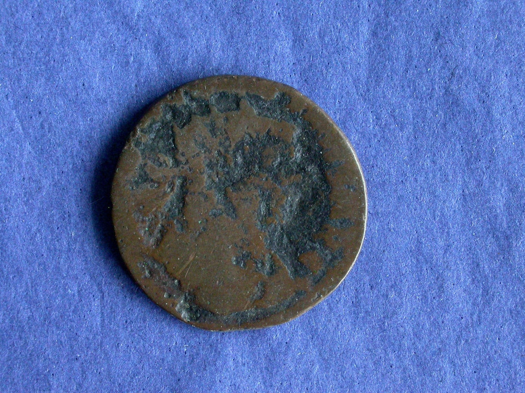 Genuine Small Bronze Roman Coin Maximian 286305 AD Etsy