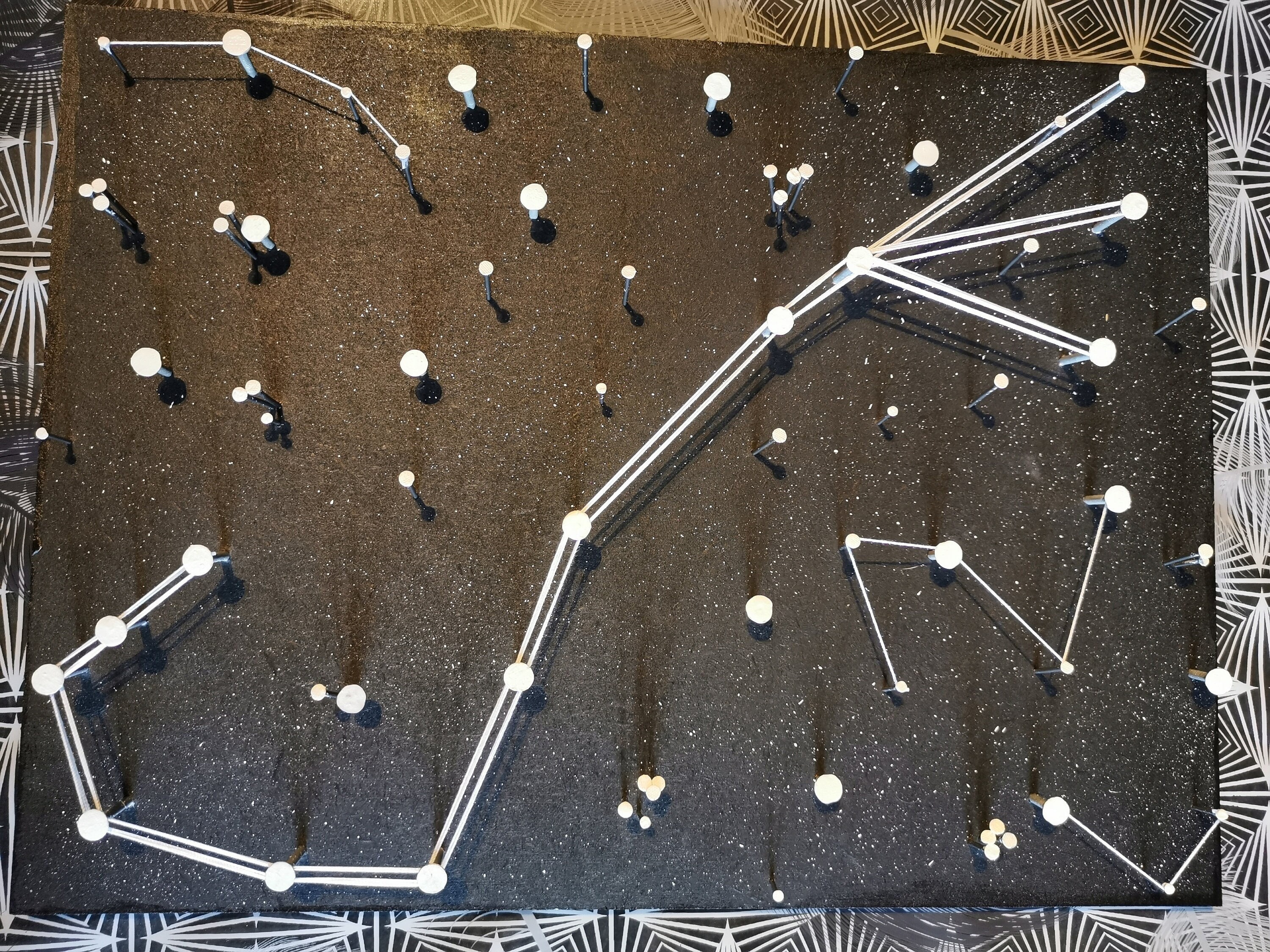 string Art - Art Du Fil Signe Astrologique en Constellation [Personnalisable]