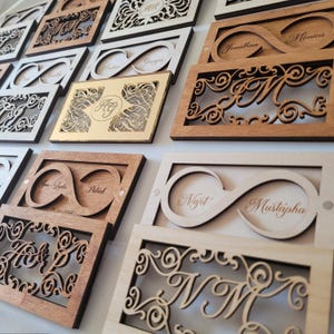 Personalized Wooden Wedding Ring Holder, Wedding Ring Holder, Personalized Gift, Wedding Gift
