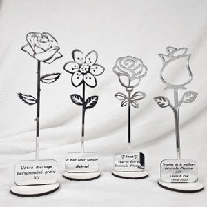 Eternal flowers - Unique & personalized Valentine's Day 2024 Handcrafted Gift - Wedding Witness/Godfather Godmother/Nanny/Birthday/Couple