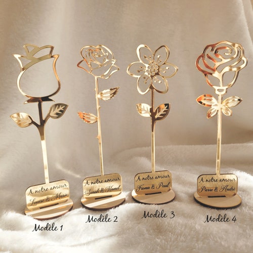 Eternal Flowers With Personalized Laser Engraved Message/ Etsy UK