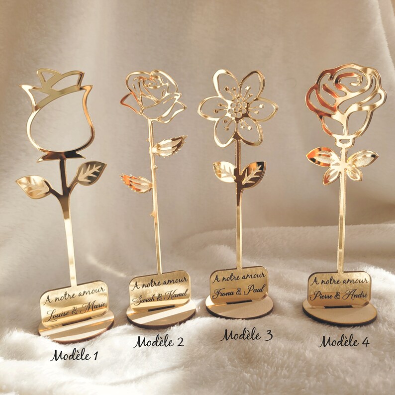 Eternal Flowers With Personalized Laser Engraved Message/ Etsy UK
