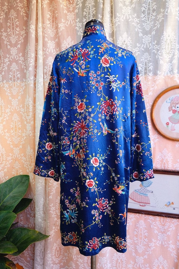 Vintage Embroidery Chinese Silk Shirt | Vintage 6… - image 3