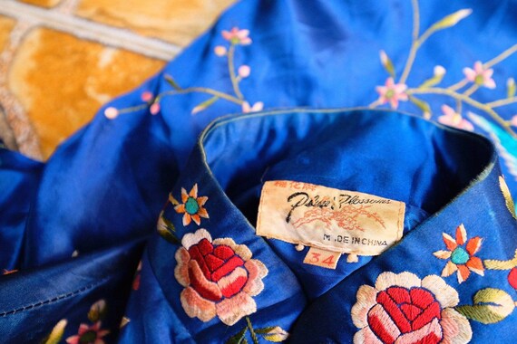 Vintage Embroidery Chinese Silk Shirt | Vintage 6… - image 9