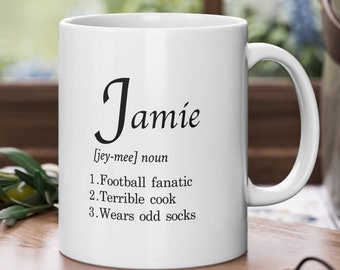 Personalisierte Name Definition Kaffeetasse: Benutzerdefinierte Bedeutung Tasse Geschenk