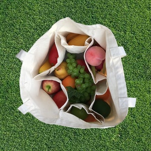 Multifunctional Shopping Grocery Canvas Large Tote Bag