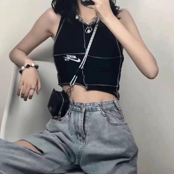 nike reworked tie tank