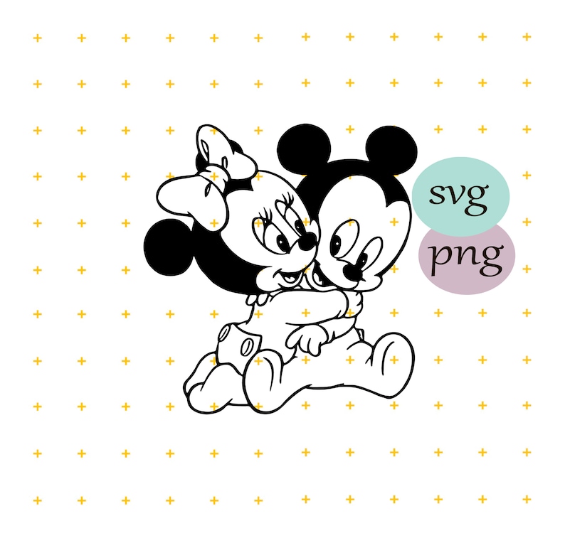 Download Baby mickey mouse and friends svg minnie mouse svg | Etsy