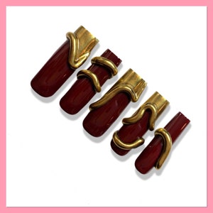 Drip Chrome Press On Nails | Gold Drip Fake Nails | Liquid Metal Nails | Molten Metal False Nails  | Y2K Nails | Fall Nails | Autumn Nails