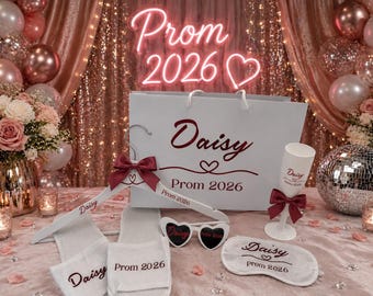 Personalised Prom 2026 Gift Set: Customisable Bundle, build your own.Mix and match