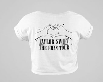 Girls crop tee.Taylor swift inspired tshirt