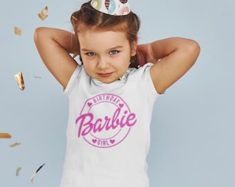 Birthday girl T-shirt for Barbie fans