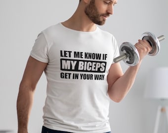 Man’s funny bodybuilders T-shirt