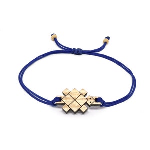 Origami Turtle Bracelet, Unisex Wood Bracelet, For Him & Her, Turtle Lovers, Minimalistic Style