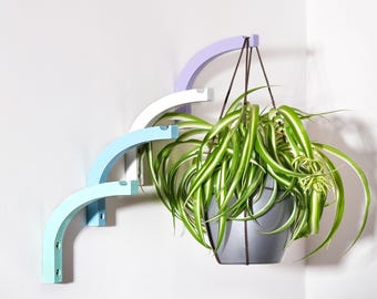 Colorful Wall Hook for Hanging Plants, Pastel Plant Hanger Decor