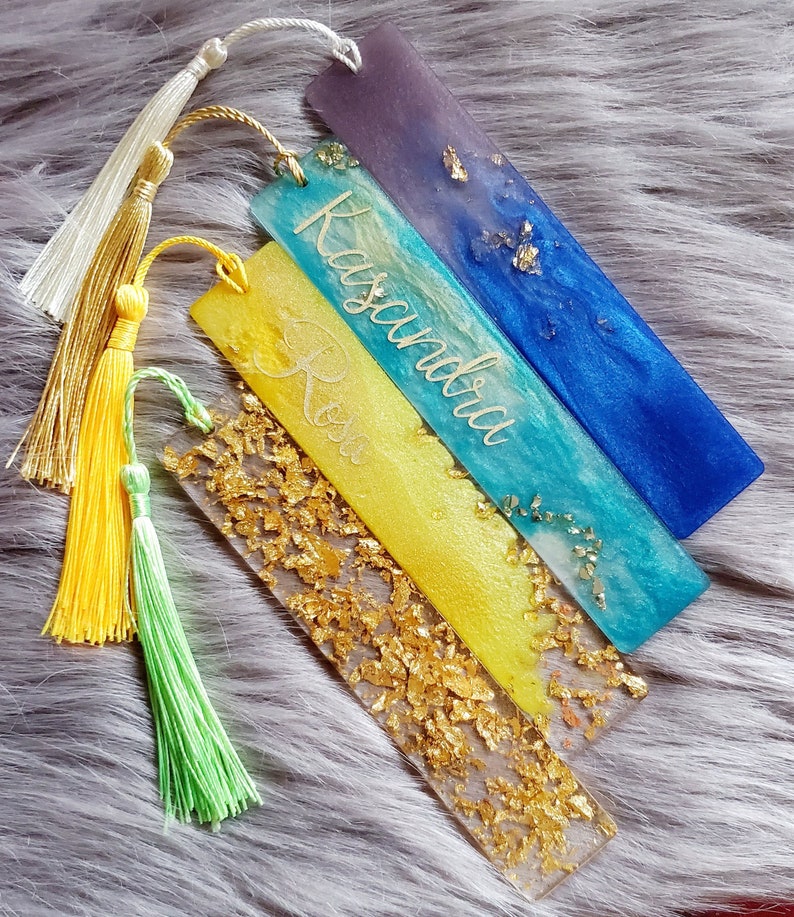 Resin Bookmarks Etsy