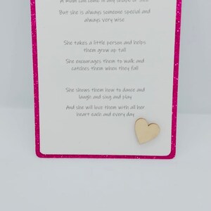 Mother's Day Card/ Card for Mum/ Postcard Style Card/ Birthday Card for Mum/ Mum Poem/ Mum Keepsake/ Gift for Mum image 8