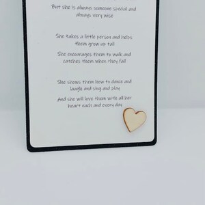 Mother's Day Card/ Card for Mum/ Postcard Style Card/ Birthday Card for Mum/ Mum Poem/ Mum Keepsake/ Gift for Mum image 2