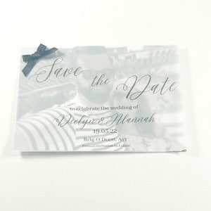 Photo Save The Date- Black and White Save the Date- Photo Wedding Invitation- Monochrome Save the Date