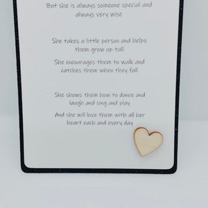 Mother's Day Card/ Card for Mum/ Postcard Style Card/ Birthday Card for Mum/ Mum Poem/ Mum Keepsake/ Gift for Mum image 4