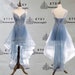 Vintage V Neck High Low Tulle Appliques Beaded Hi-Lo Handmade Homecoming Cocktail Formal Evening Dress Women’s Prom Wedding Party Dresses 