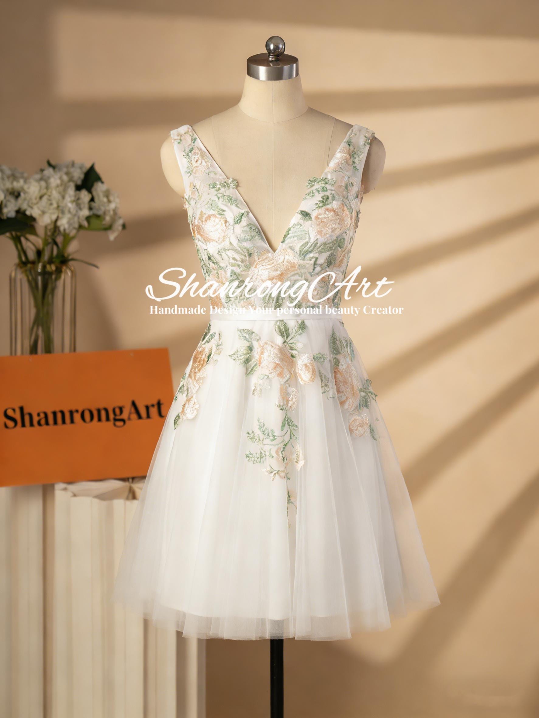 Simple Wedding Dress Short Lace - Etsy Simple Wedding Dress Short Lace - Etsy