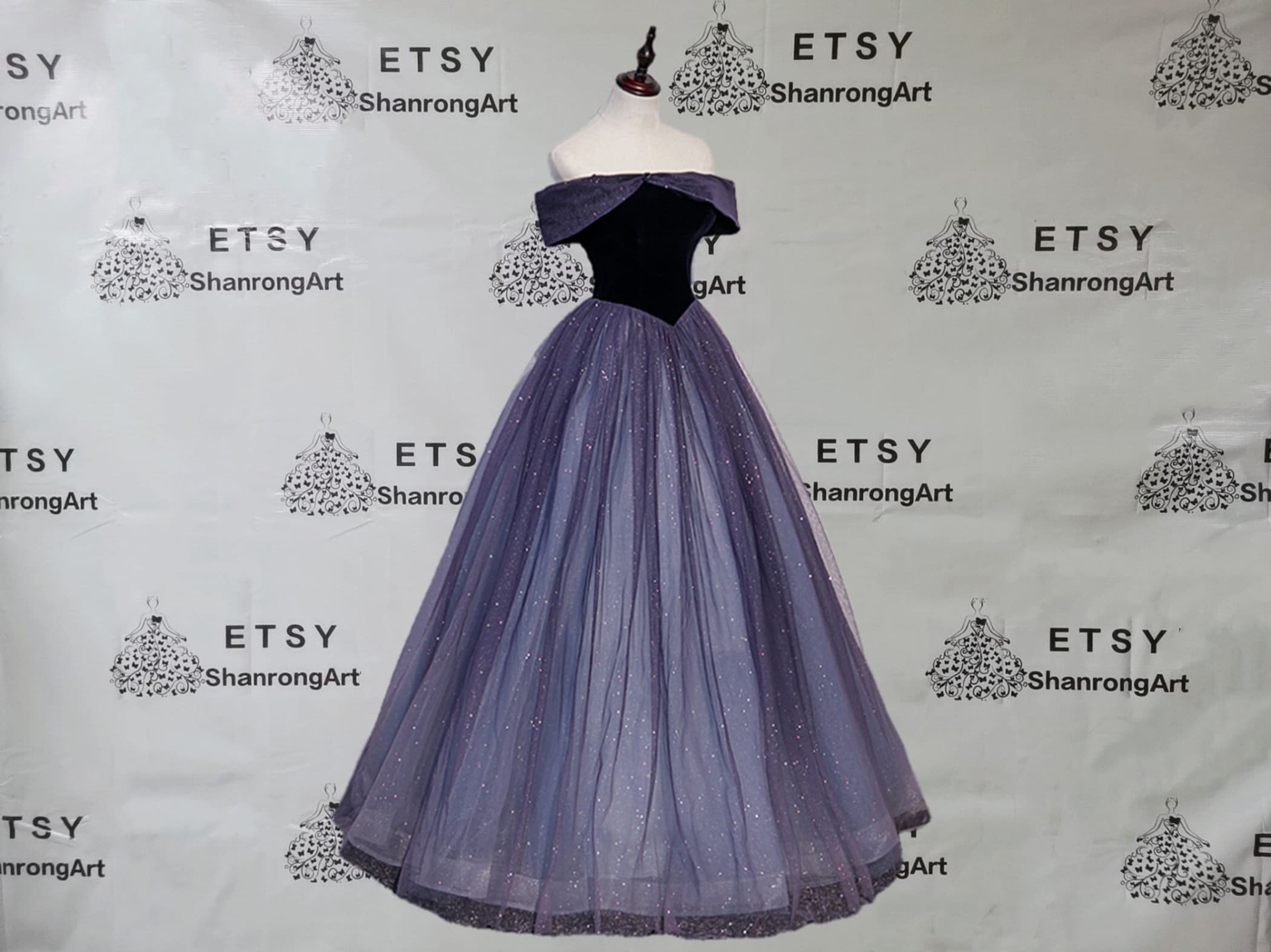 Magenta Evening Gown - Etsy