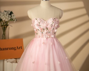 M me emeワンピース Flower tulle mini onepiece 000000000369_0K5bHOm.jpg