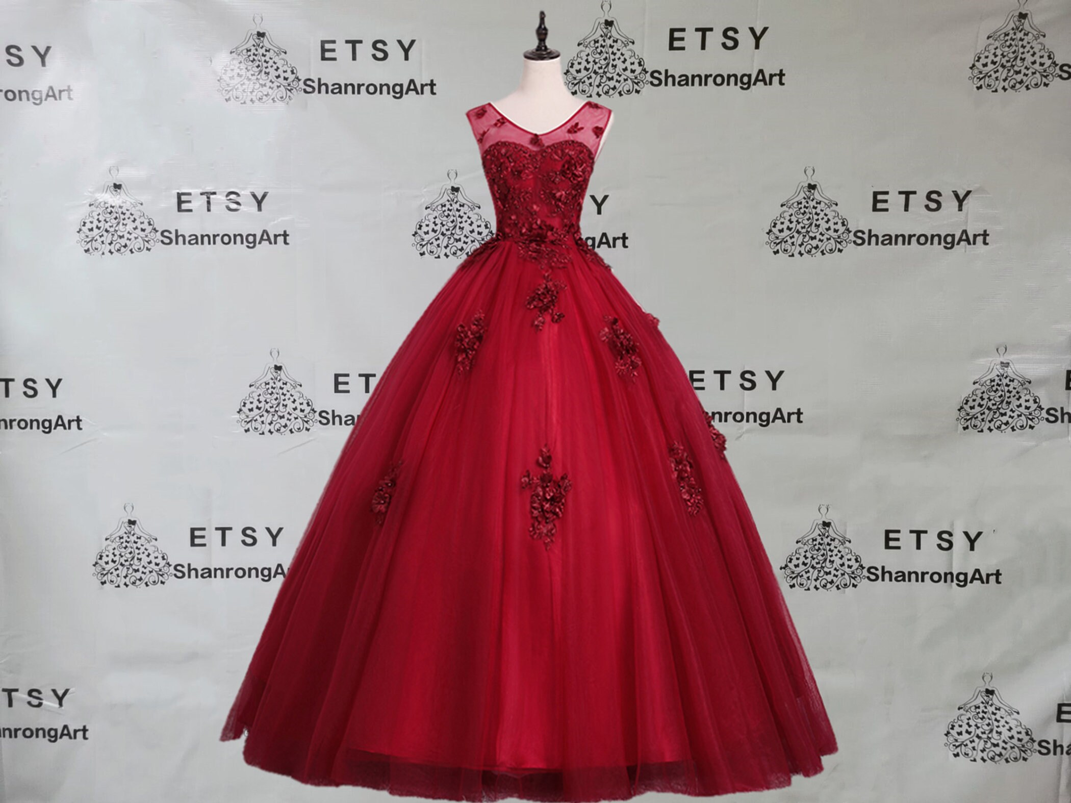 Etsy ball gown cheap
