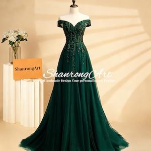 Emerald Green Gown
