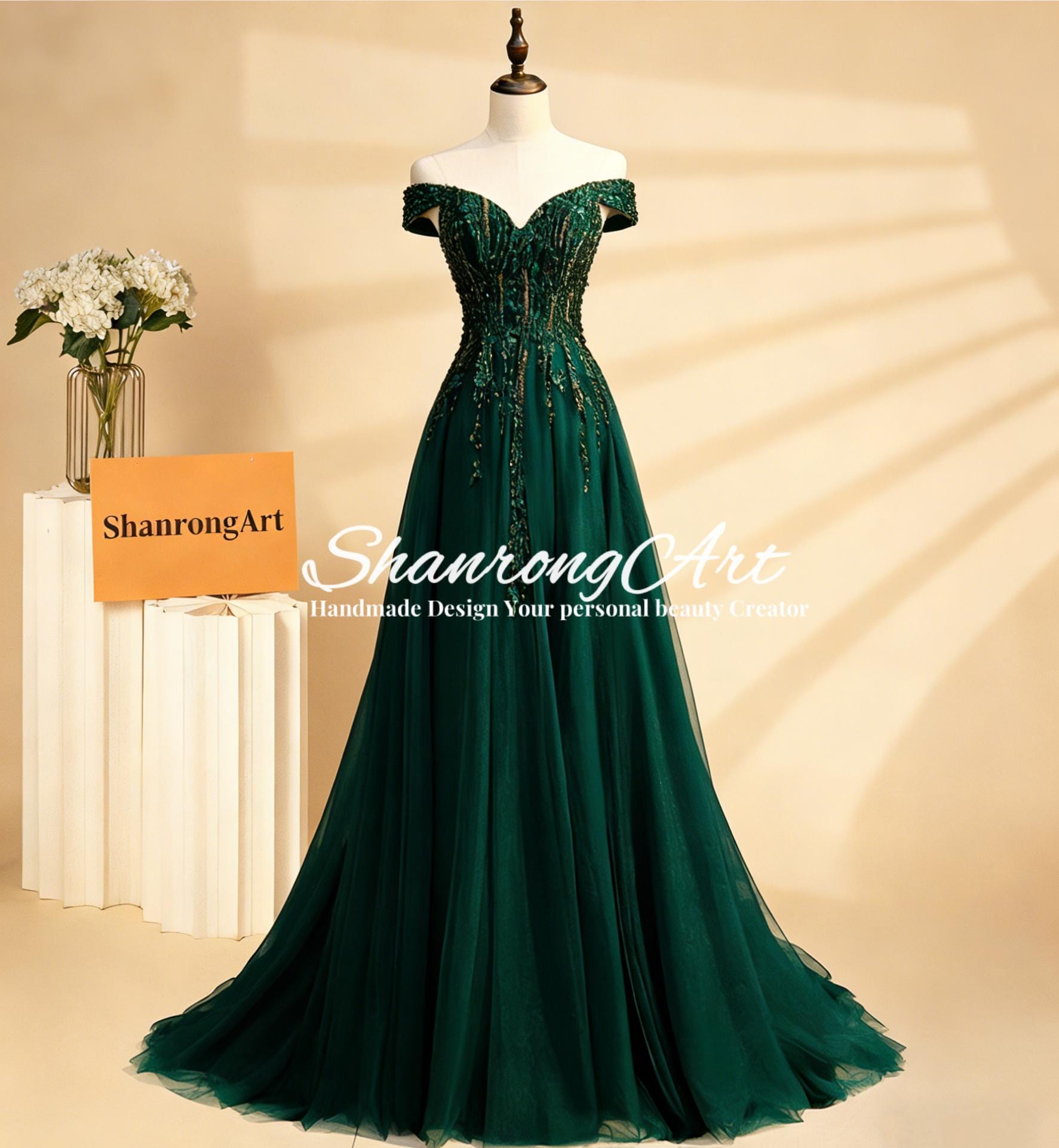 Forest Formal Gown - Etsy