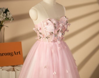 【M me eme】Flower tulle mini onepiece M me emeワンピース Flower tulle mini onepiece