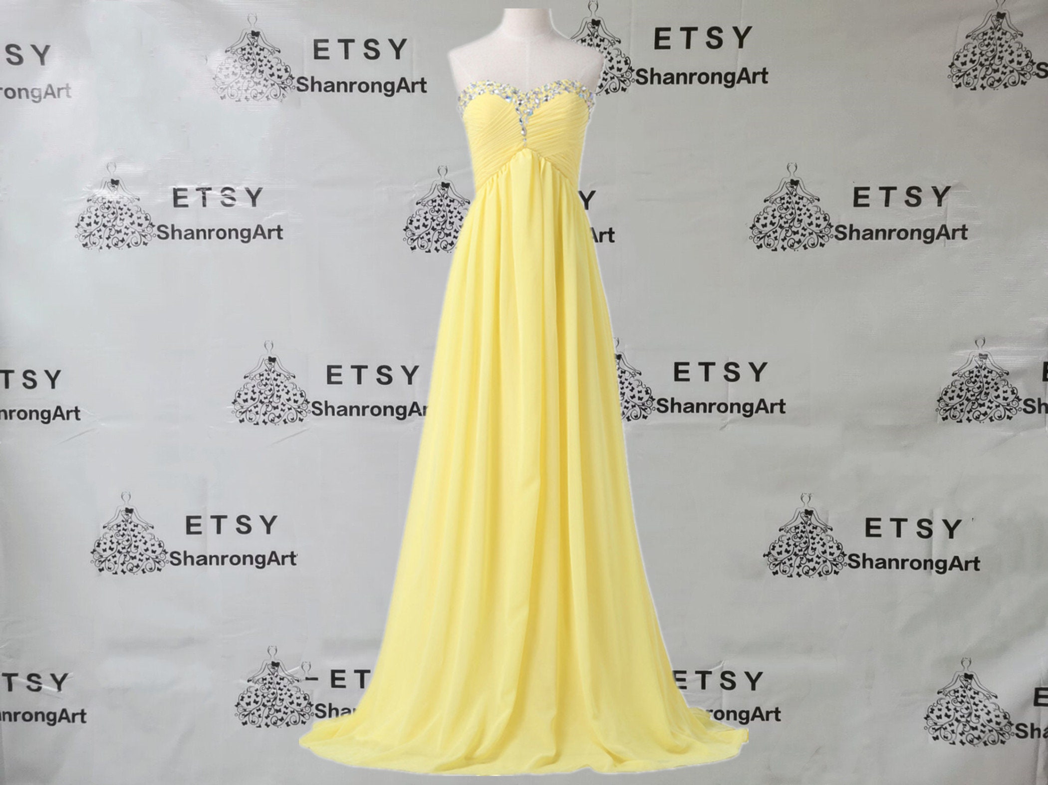 pale yellow evening gown by | Yellow evening dresses, Yellow evening gown,  Gowns