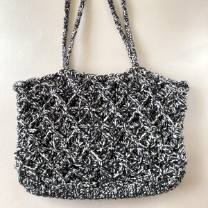 Gehäkelte Tasche, Makramee handgefertigte Schulter Handtasche, Mutter Geschenk, Tote Baumwolltasche