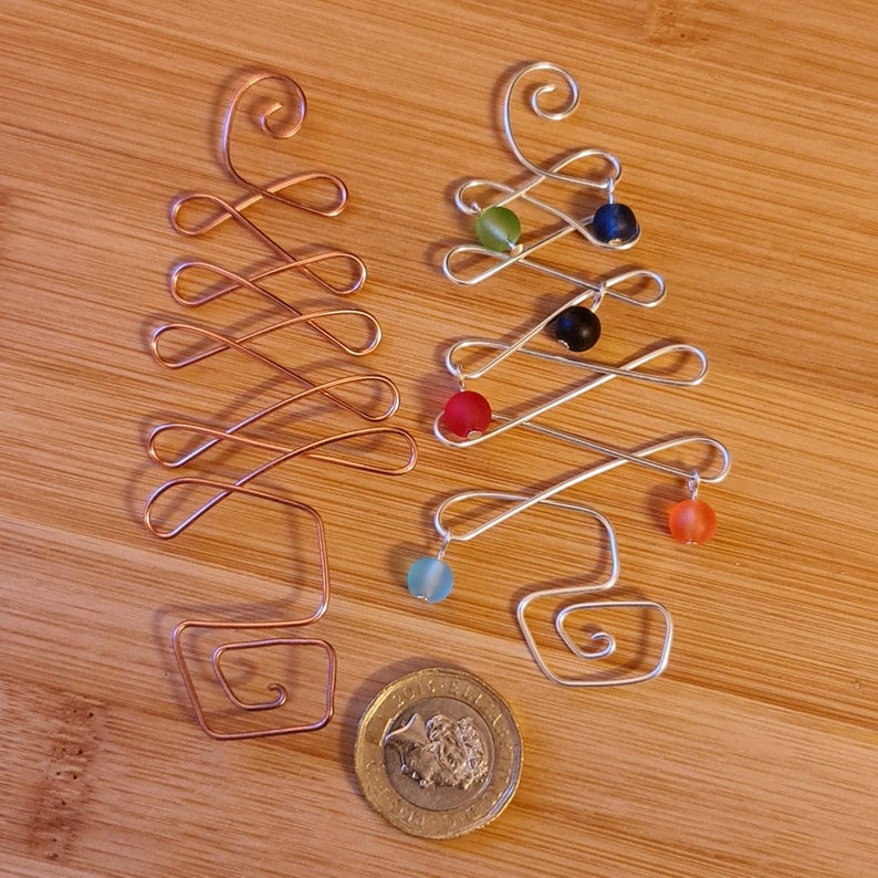 Handmade copper wire christmas tree bauble Christmas tree Etsy