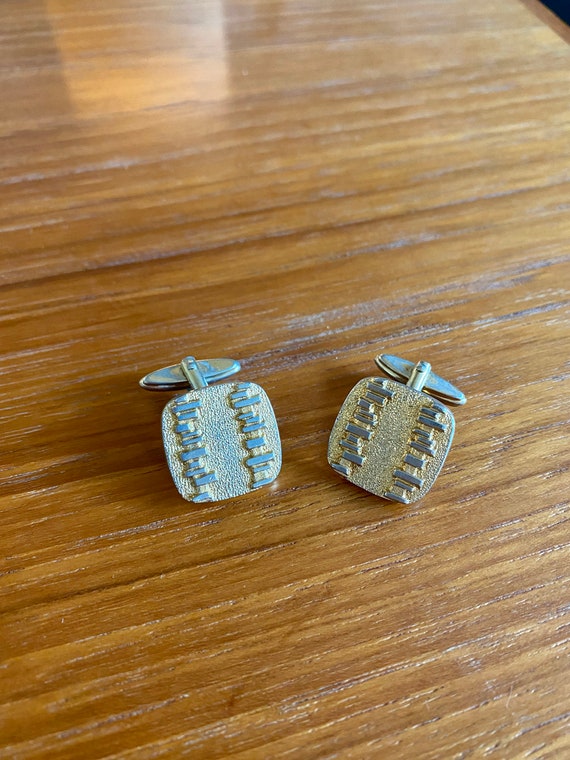 Boutons De Manchette Vintage Art Déco - Forme Voiture, Doré - Parfait Pour Mariage Ou Cadeau