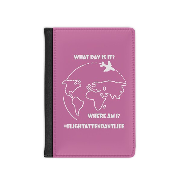 Passport Cover for Flight Attendant; Flight Attendant Gifts; Flight Attendant Life