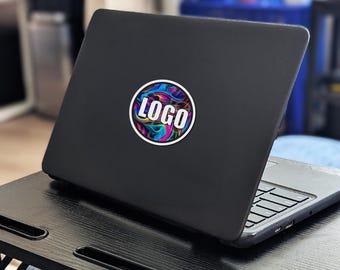 Personalized Stickers, Custom Laminated Die Cut Vinyl, Logo Sticker, Laptop Sticker